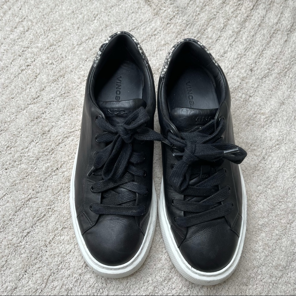 VINCE Rhea Platform Sneakers 8.5M - Picture 2 of 9